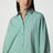 Camicia verde a righe in cotone