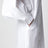 Robe chemisier courte en popeline de coton blanche