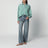 Jeans aus Baumwolldenim in Washed Denim