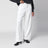 White baggy jeans in cotton denim