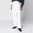 White baggy jeans in cotton denim
