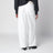 White baggy jeans in cotton denim