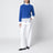 Indigo blue wool sweater