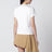 T-shirt in cotone con ricamo logo