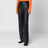 Pantalon noir en cuir d'agneau