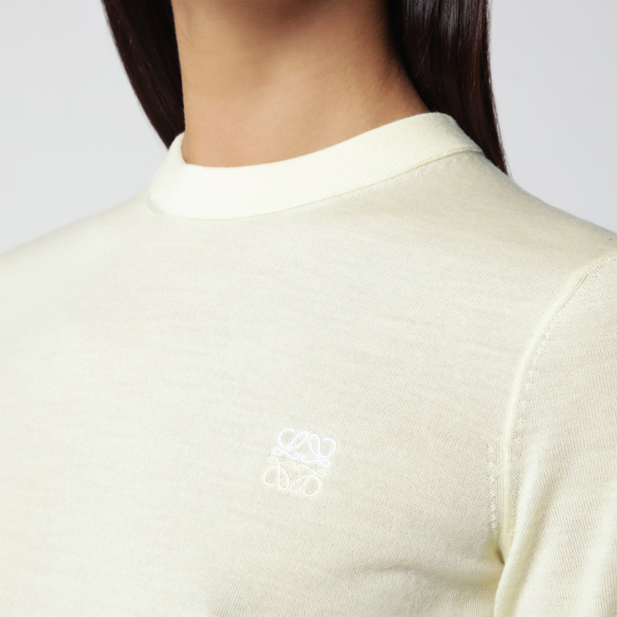 Maglia in lana giallo chiaro