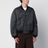 Dark grey reversible bomber in nylon