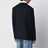 Minimalistische Jacke in Navy aus Schurwolle