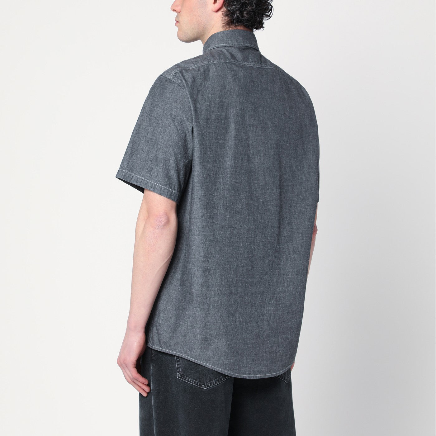 Chemise grise en coton