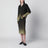 Gradient check viscose shirt in yellow and black