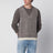 Maglione girocollo in lana Mud/Ecru