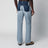 Jeans patchwork in denim blu indaco