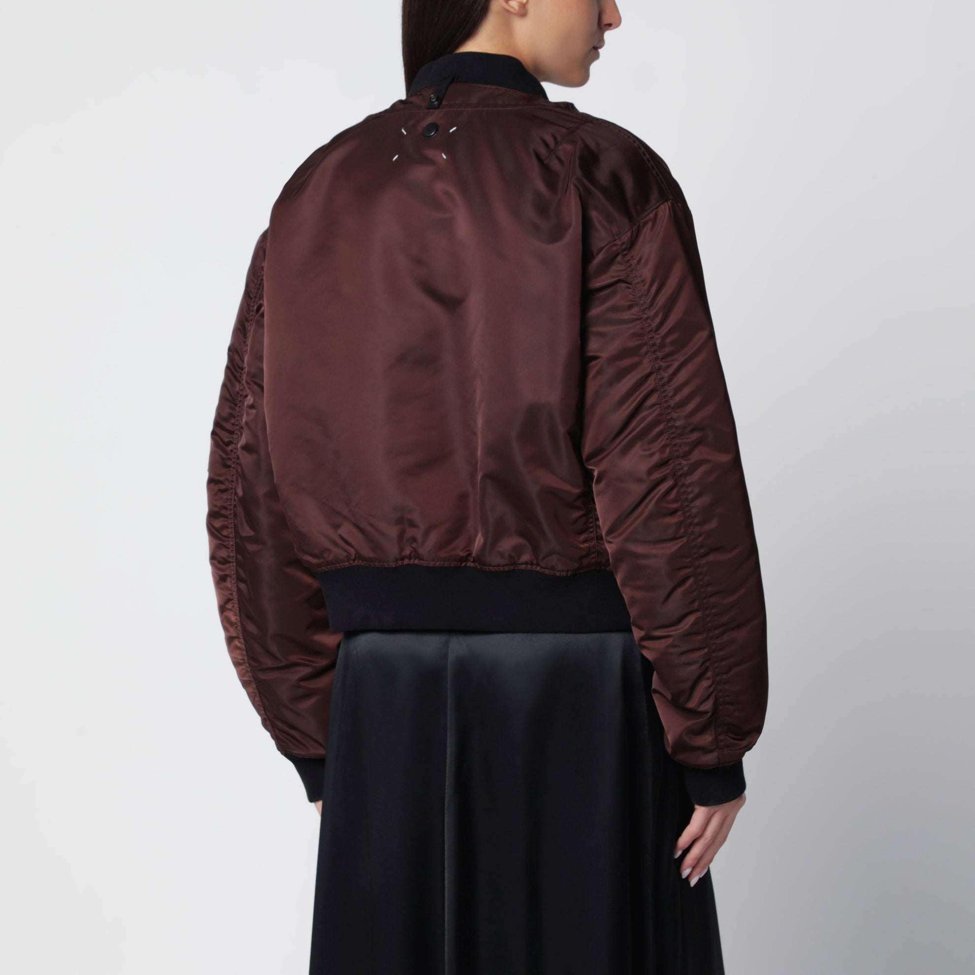 Blouson MA-1 réversible marron foncé