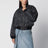 Reversible dark grey MA-1 jacket