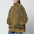 Giacca overshirt verde muschio in cotone