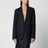Giacca in lana vergine blu navy