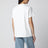 T-shirt a doppio strato in cotone bianca