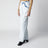 Jeans con cut-out in cotone blu sbiadito