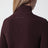Chocolate rib-knit zip cardigan