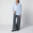 Chemise en coton bleu clair