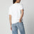 T-shirt bianca con stampa logo