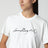 T-shirt bianca con stampa logo