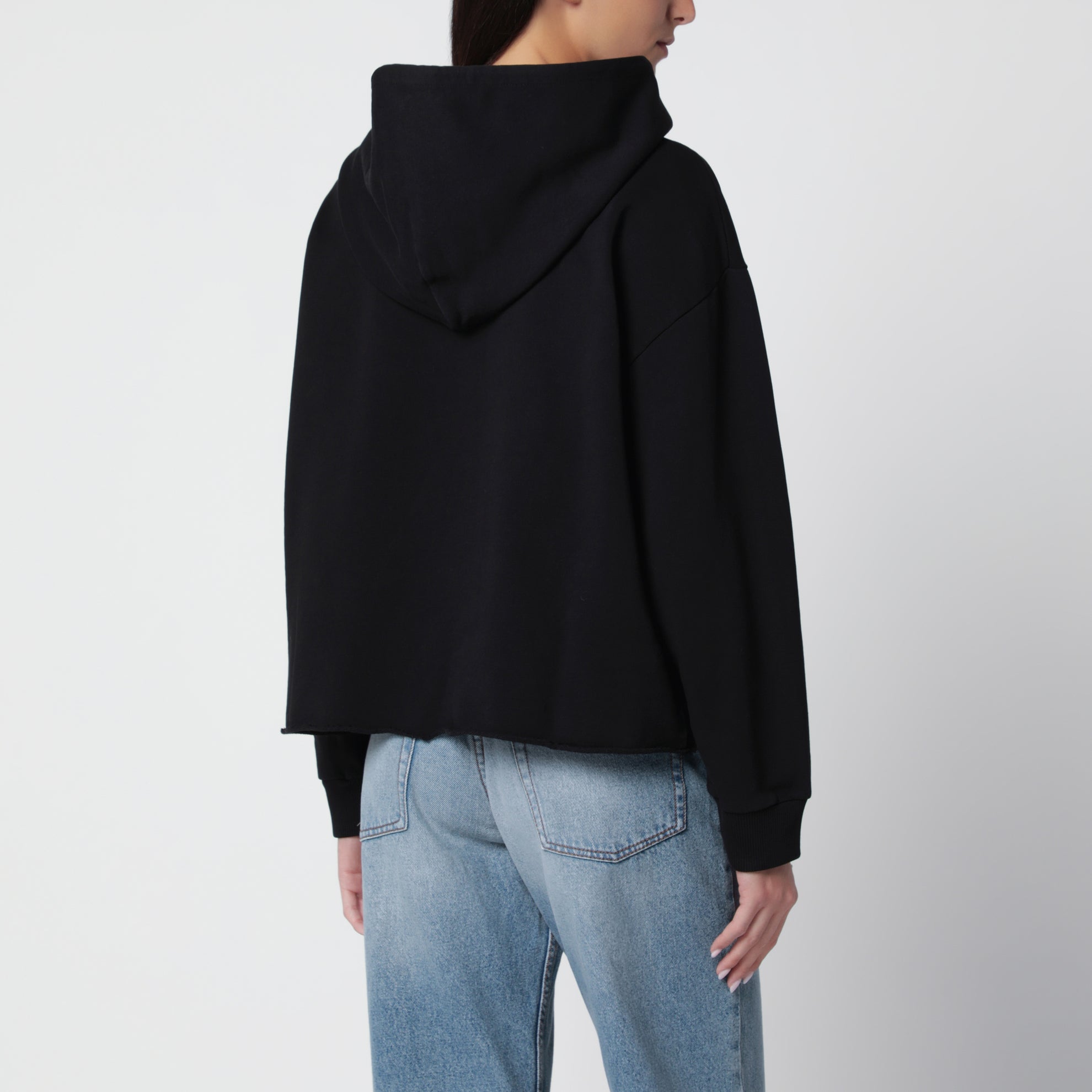 Sweat à capuche noir avec Patch Numeric Logo