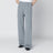 Grey mélange cotton trousers