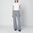 Grey mélange cotton trousers