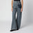 Jeans a gamba larga grigi