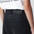 Schwarze Wide-Leg-Cropped-Jeans