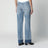 Jeans a gamba dritta in cotone blu