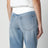 Jeans a gamba dritta in cotone blu