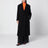 Black wool and cashmere coat