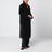 Black wool and cashmere coat