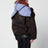 Braune Bomberjacke aus Funktionsgewebe