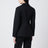 Black wool twill jacket