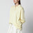 Cashmere and silk-blend polo sweater in yellow