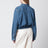 Blue denim shirt with belt