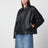 Veste en agneau noir