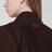 Dunkelbraune Wildleder-Bomberjacke