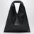 Japanese Bag klein aus schwarzem Kunstleder