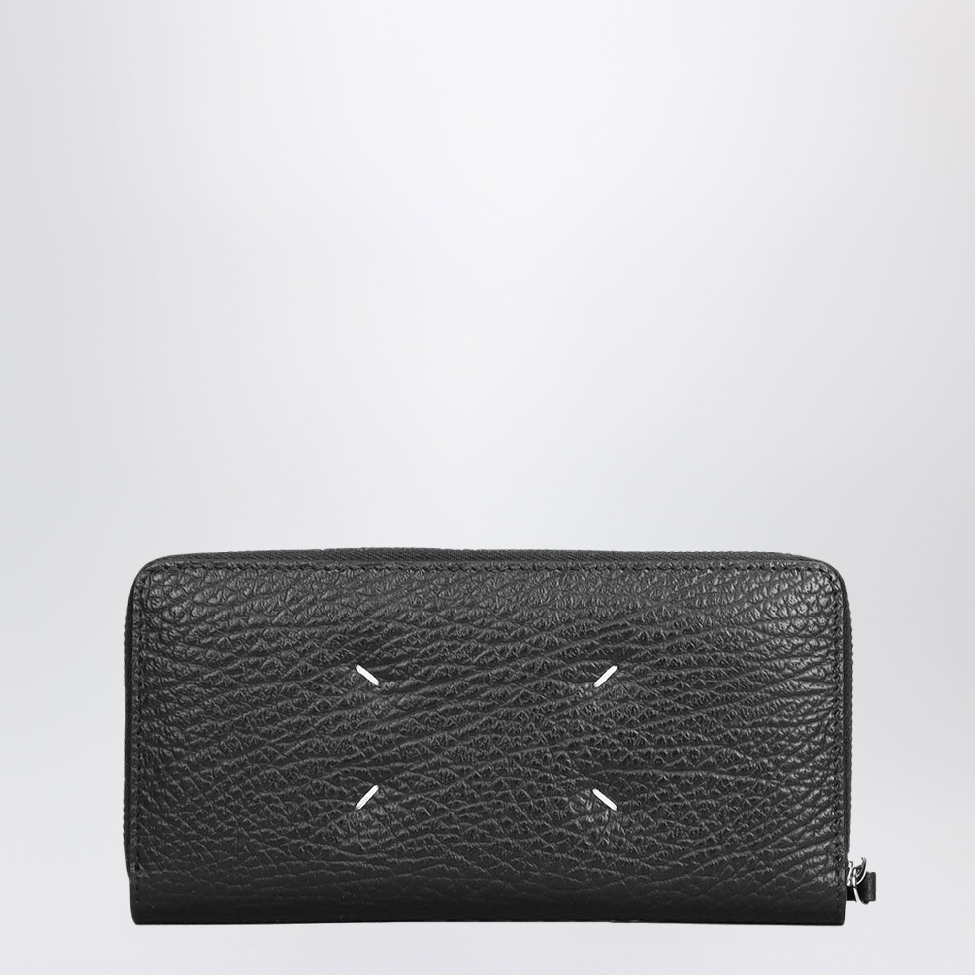 Four Stitches zip-around wallet black