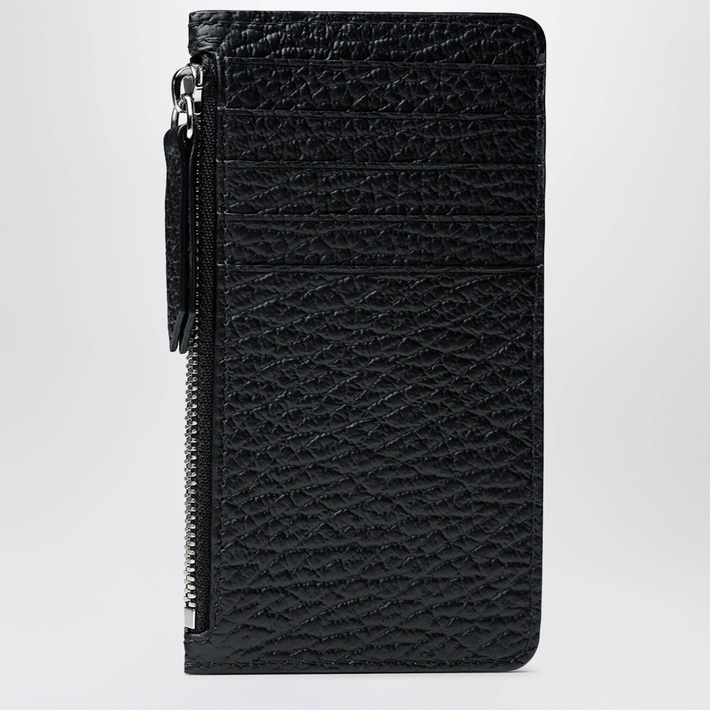 MAISON MARGIELA Black Four Stitches long card holder | TheDoubleF
