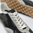 Sneakers Sprinters En Cuir Noir Et Daim Vintage