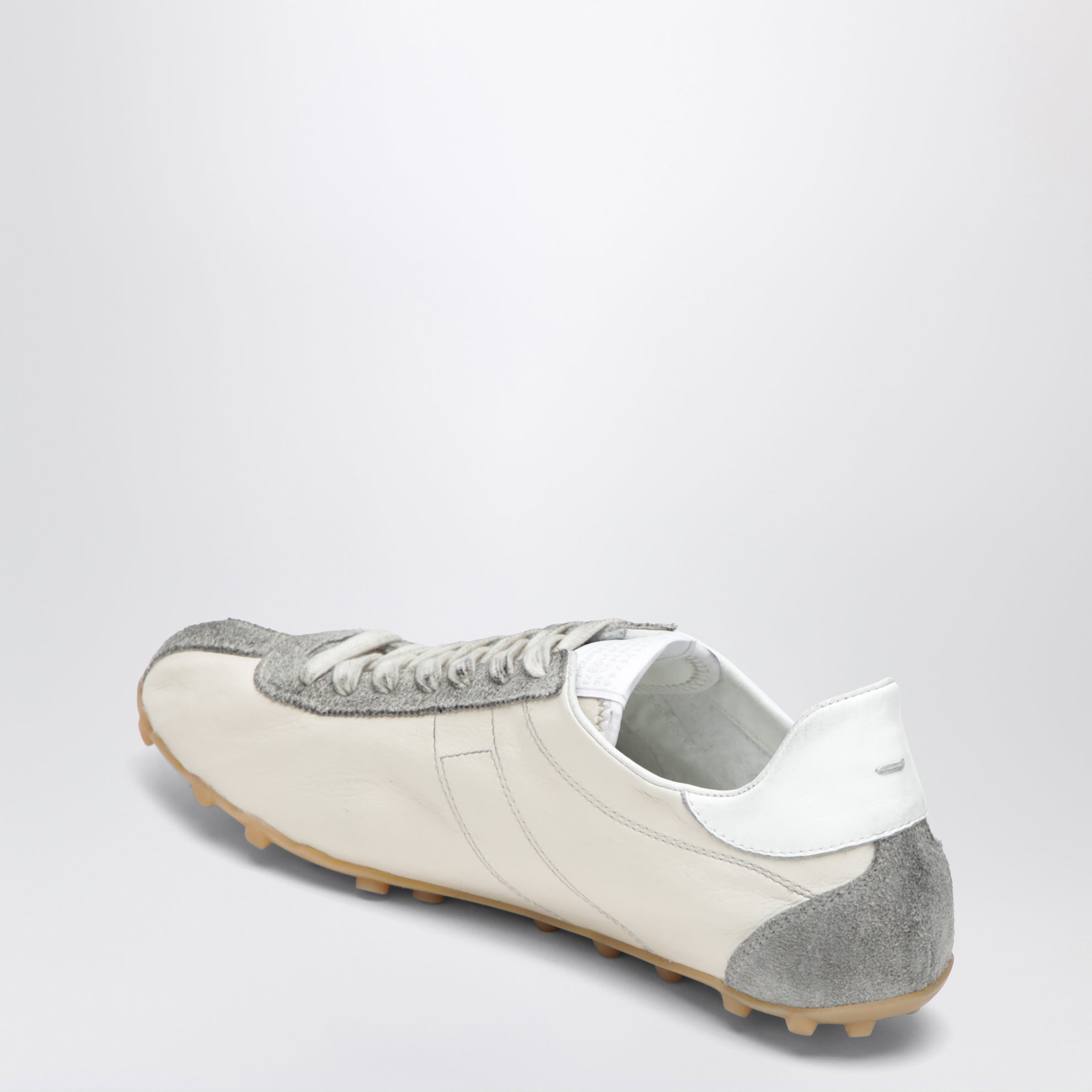 Sneakers Sprinters in pelle crema e suede vintage
