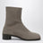 Brown suede Tabi ankle boots