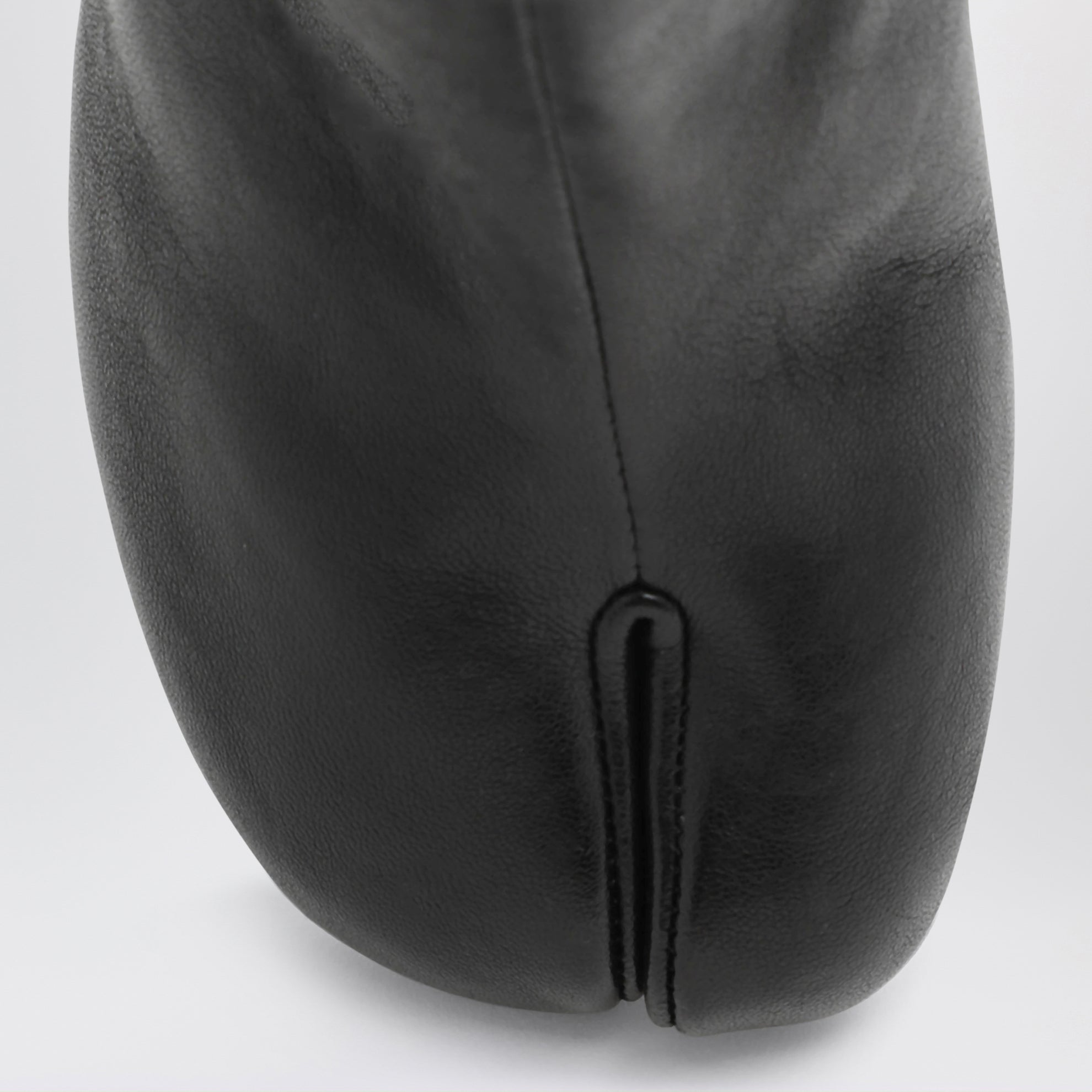Schwarze Tabi-Stiefeletten