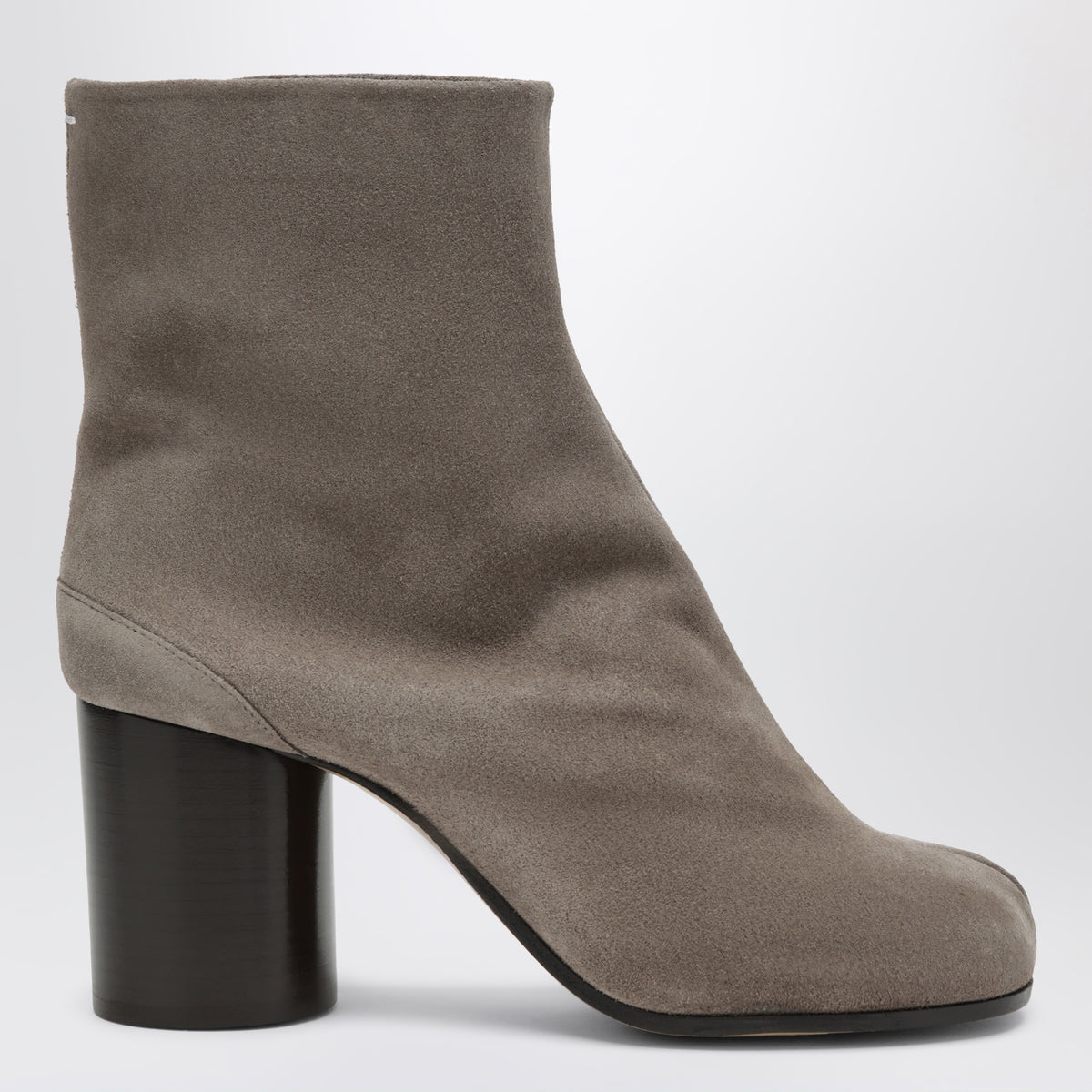 Tabi-Stiefeletten in Taupe aus Wildleder