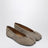 Taupe suede Tabi ballet flats